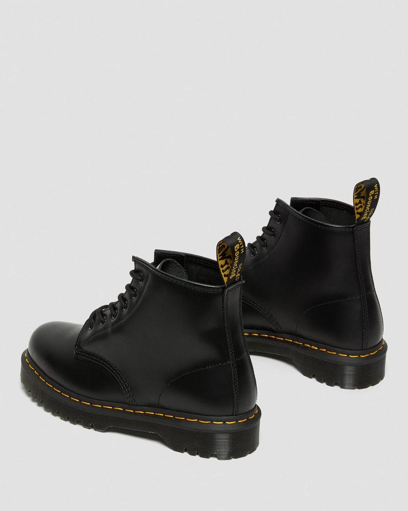 Dr Martens 101 Bex Smooth Leren Enkellaars Dames Zwart | NL 9RVD